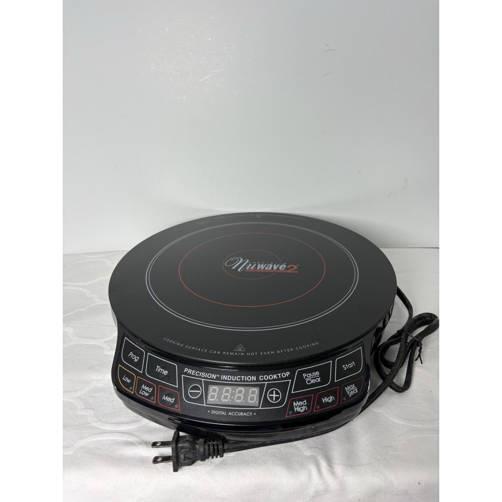 Nuwave Precision Induction Cooktop 2 Cooker Model 30151 AQ Tested Working Clean